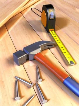 Woodwork tools Illustrazione stock