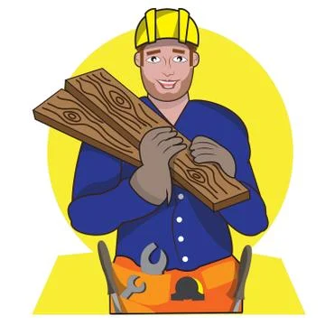 Woodworker Stock Illustration