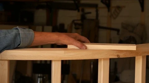 In the woodworkers shop Stock Footage