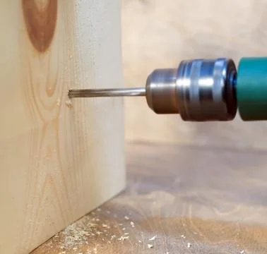 Woodworking drill Stock Photos