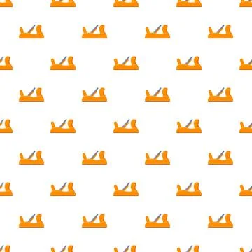 Woodworking hand plane tool seamless pattern 스톡 일러스트