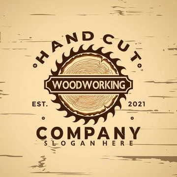 Woodworking logo icon design element vector illustration 스톡 일러스트