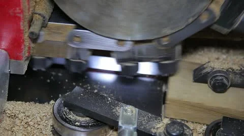 Woodworking Machine Stock Footage 11076825