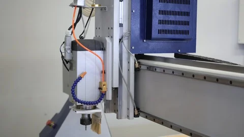 The woodworking machine. Vídeo Stock 92297731