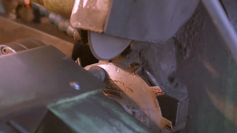 Woodworking on a machine Stock Footage 95773020