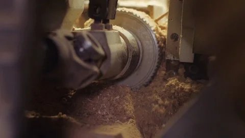 Woodworking machine in the shop. Stock Footage 85069039