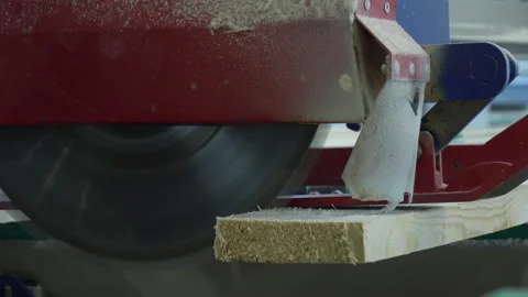 Woodworking production with computerized automatic equipment. Video stock 186389815