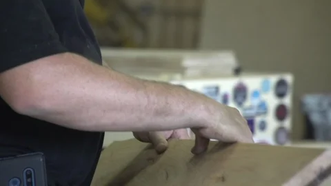 Woodworking Shop interior Stock Footage 109863284