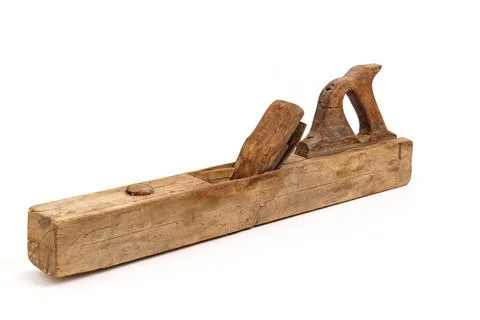 Woodworking tool on a white background in a studio setting Stock-Fotos
