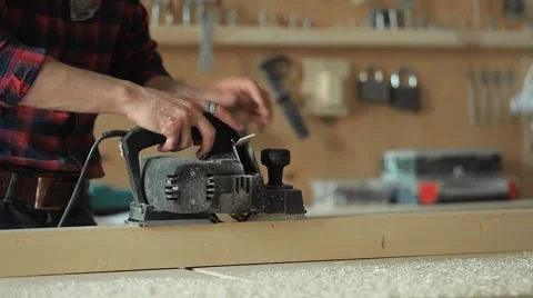 Woodworking tools for planing Vidéo 61446766