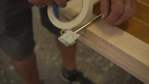 Woodworking tools in a workshop 스톡 동영상 227857398