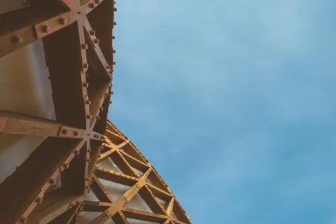 Woody modern structure Stock Photos