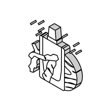 Woody notes perfume isometric icon vector illustration Illustrazione stock