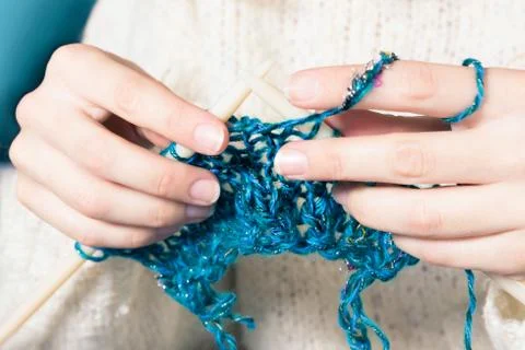 Wool and crafts Foto stock
