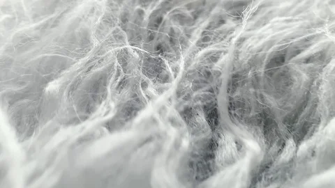 Wool background. Dolly shot. Macro. Wavy elastic weave material.  Stock Footage