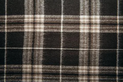 Wool background with Scottish cage. Stock Photos