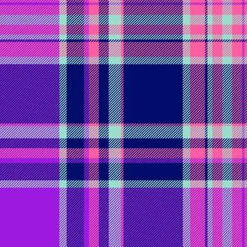 Wool background vector check, gingham fabric texture pattern. Large seamles.. Stock Illustration