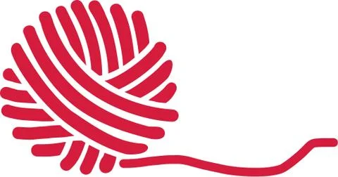 Wool ball Stock Illustration