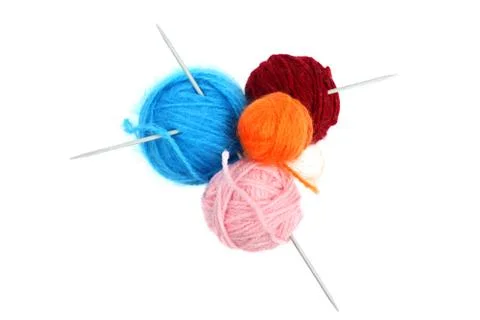 Wool balls Stock Photos
