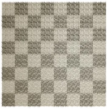 Wool blanket in the checkered Stock Photos