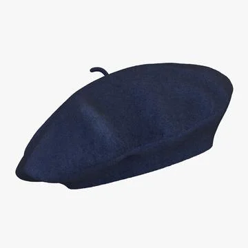 Wool Blue Beret ~ 3D Model ~ Download #90881806 | Pond5