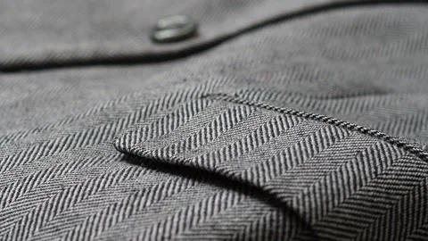 Wool coat, wool coat pattern, close-up wool coat. Stock Footage 152579414