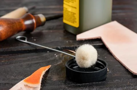 Wool dauber applicator Stock Photos