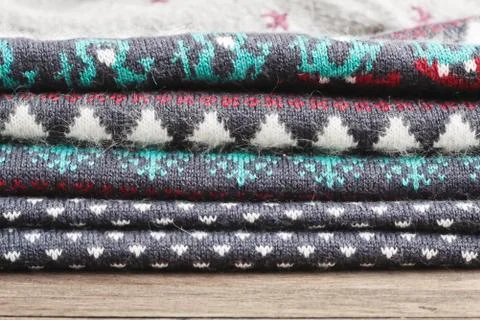 Wool fabric Stock Photos