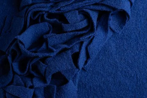 Wool fabric scraps Stock Photos
