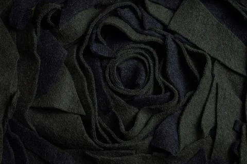 Wool fabric scraps Stock Photos
