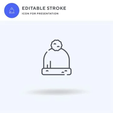 Wool icon vector, filled flat sign, solid pictogram isolated on white, logo i Stock Illustration