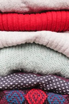 Wool jumpers Stock Photos