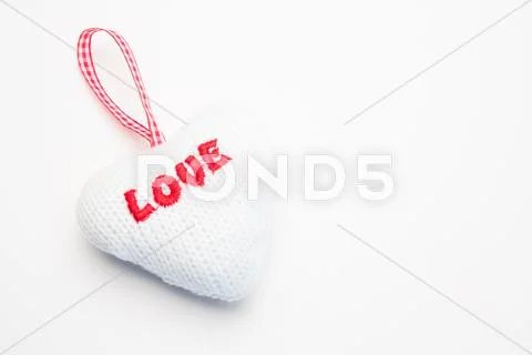Wool love decoration Stock Photos
