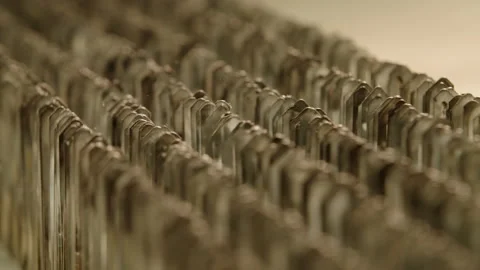 Wool machine working detail 2 Stock Footage 143253158