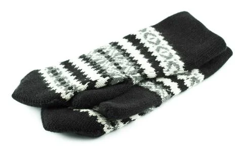 Wool mittens Foto stock