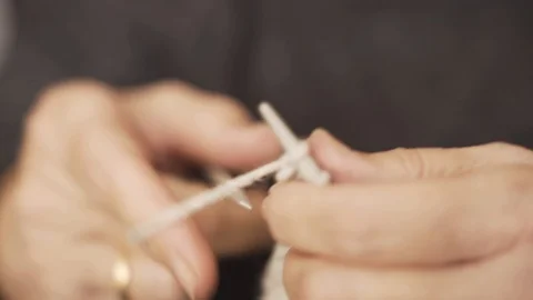 Wool Needle Tips Extreme Close up Stock Footage 120313137