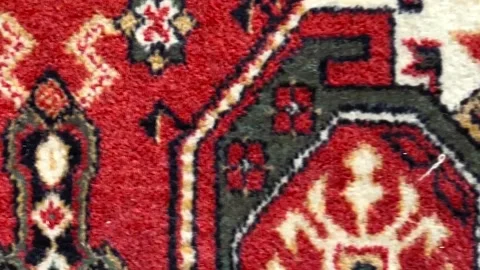 Wool persian carpet pattern in motion Stock Footage 237635355