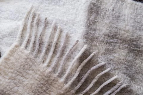 Wool scarf. Stock Photos