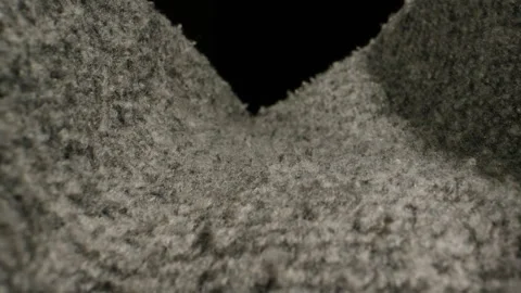 Wool textile cloth texture close-up macro. Woolen background. Fashion fabric Stock Footage 273717457