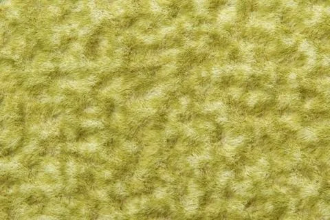 Wool texture background, macro of green woolen fabric, hairy fluffy textile Stock Photos