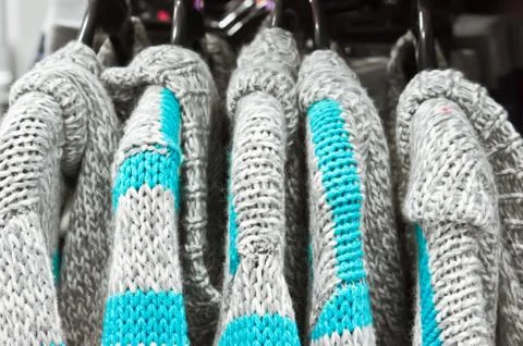 Wool tops Foto stock