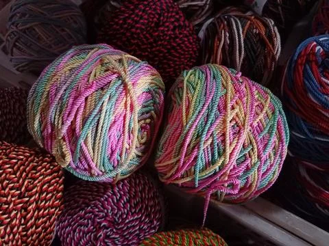 Wool yarn Stock Photos