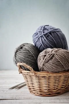 Wool yarn Stock Photos