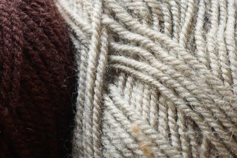 Wool yarn texture as background. Grained, texture closeup. Stock-Fotos