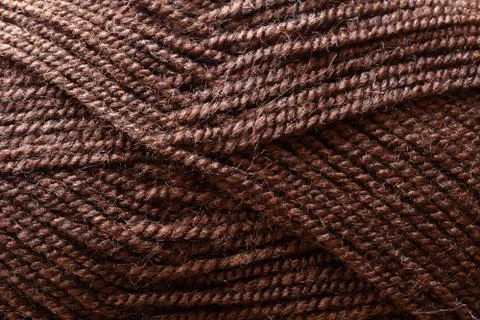 Wool yarn texture as background. Grained, texture closeup. Stock Photos