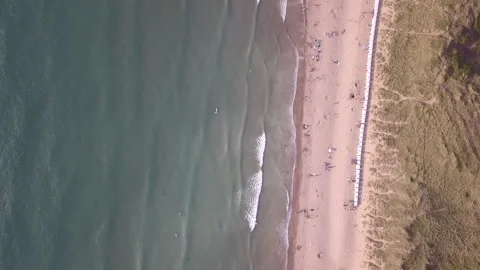 Woolacombe Beach 6 Stockbeeldmateriaal 205906121