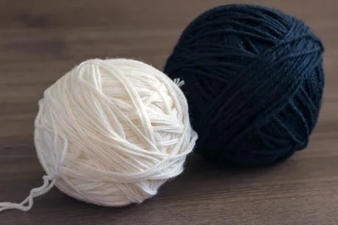 Woolen balls Stock Photos