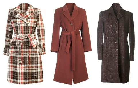 Woolen coats Foto stock