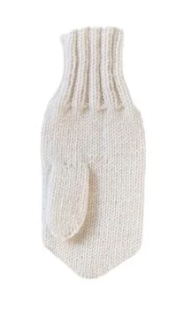 Woolen mittens of handwork. Stock Photos