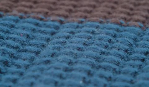 Woolen multicolored fabric Stock Photos